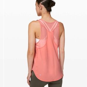 Lululemon ✨️ Women's Light Coral Sculpt Tank Size 8